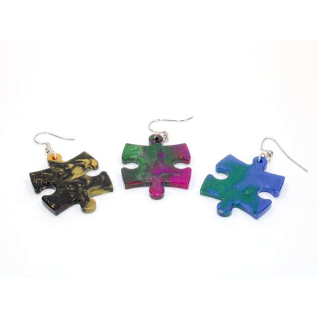 CHX 54004 Earrings Gemini® Puzzle Piece Pair (Assorted Colors)