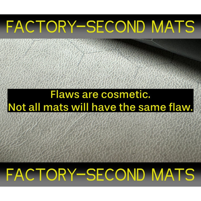 CHX 97680F Factory-Second Megamat® 1" Reversible Black-Grey Hexes