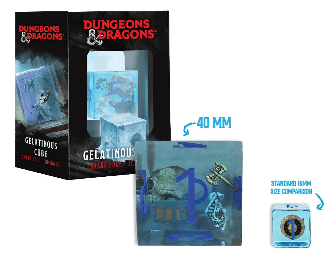 Fanroll: D&D JumboGelatinousCube D6 (1d6)