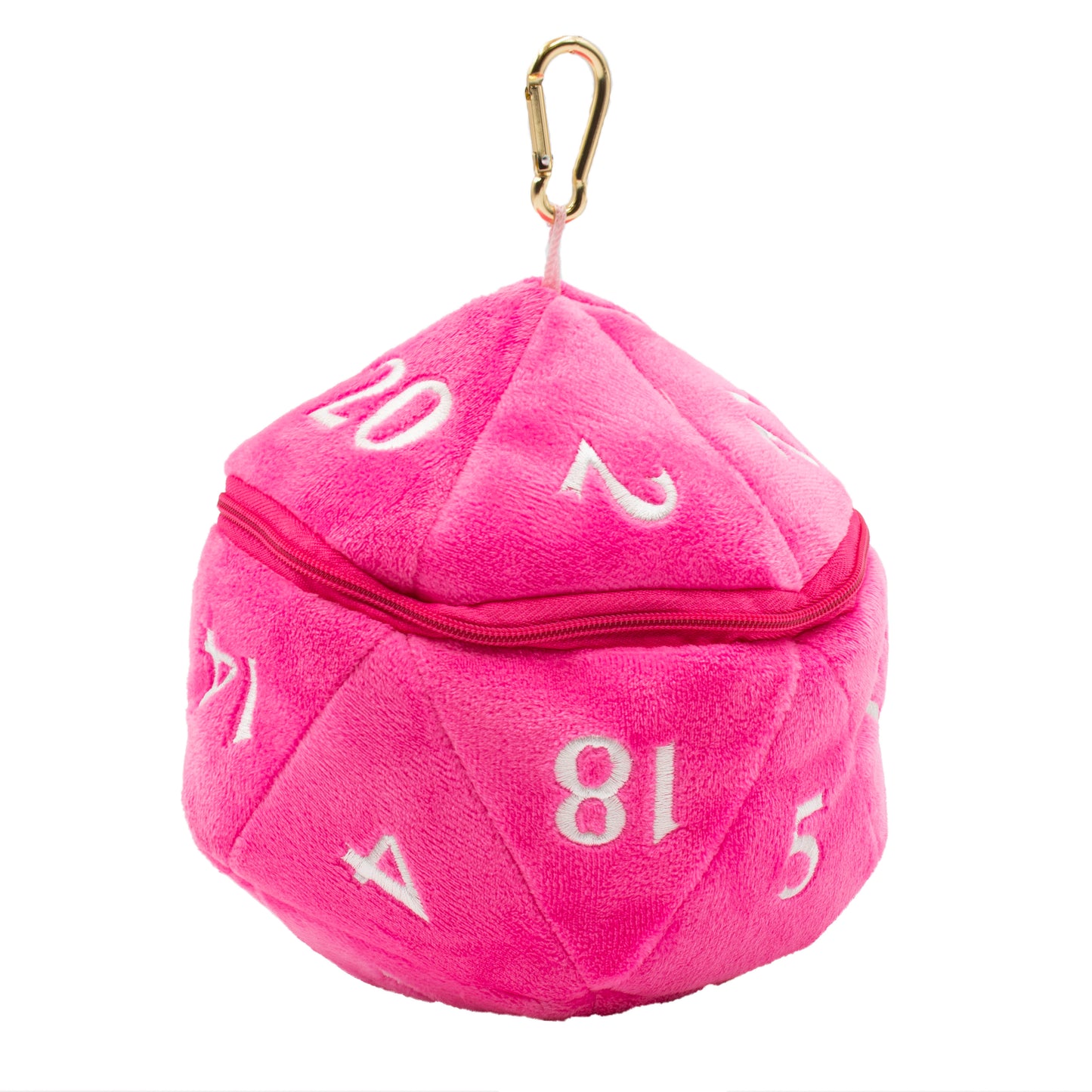 Ultra Pro: UP16036 D20 PLUSH DICE BAG - HOT PINK