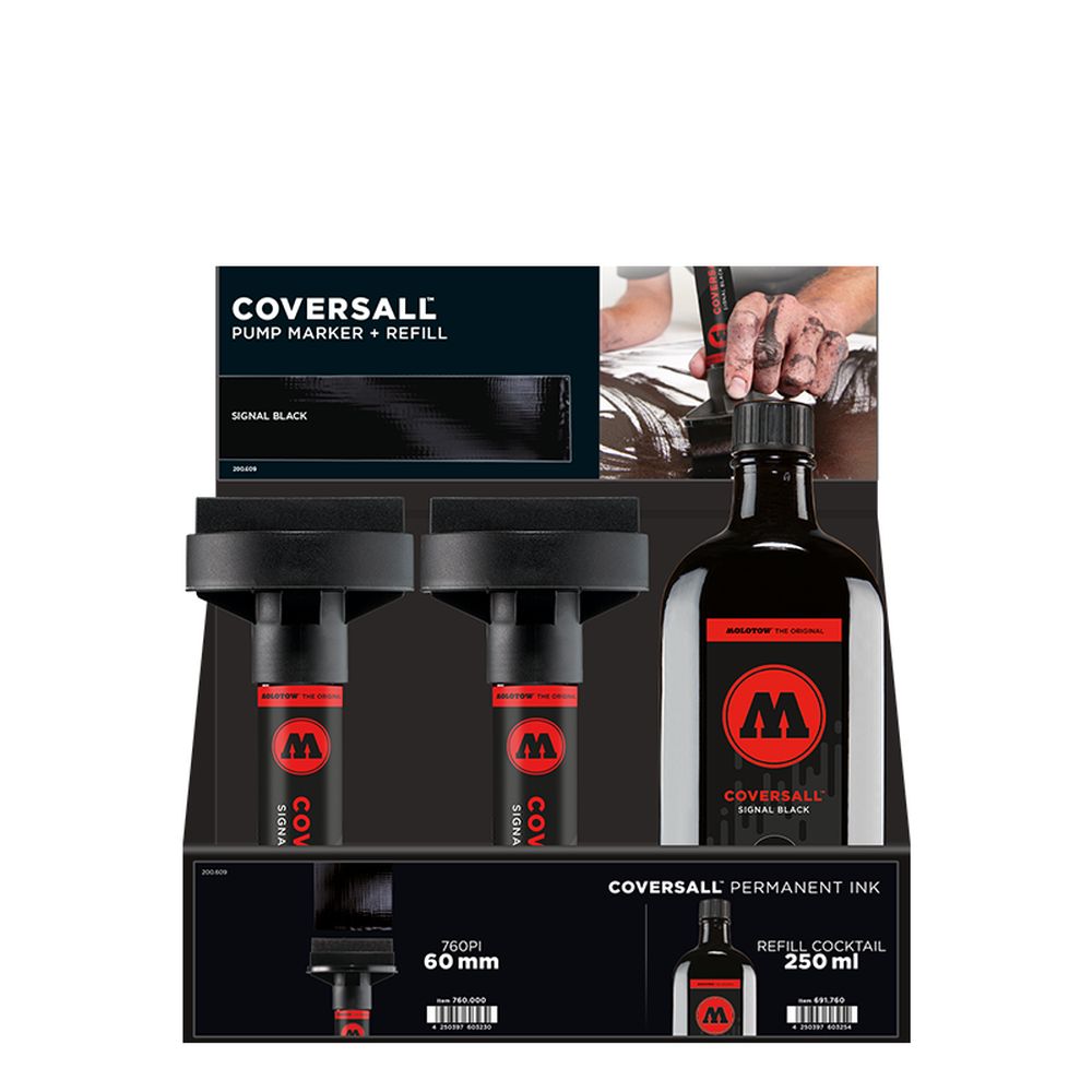 Molotow - Displays - Coversall Ink Set Stand Display (Stand with Stock)