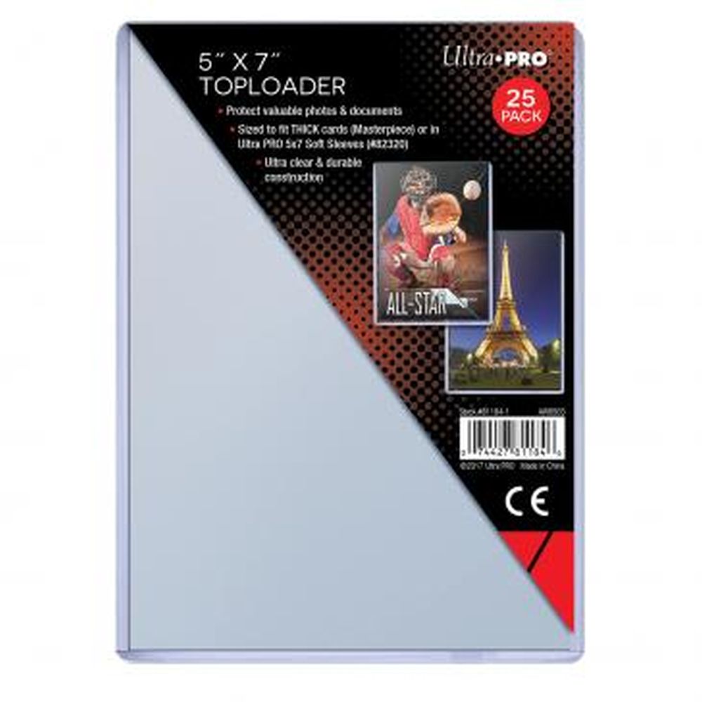 Ultra Pro: UP81184-1 5" X 7" Toploader 25ct