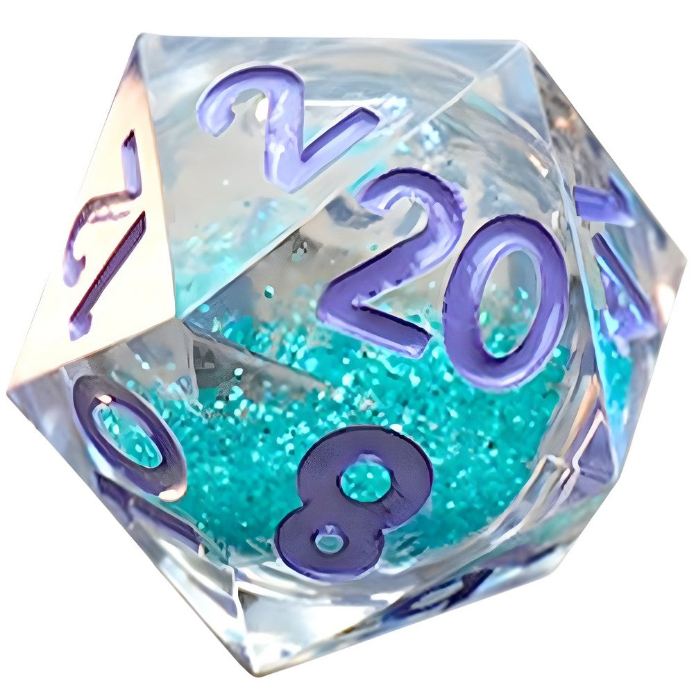 Fanroll: Individual d20 Elixir Liquid Core Dice: Disco Vibes