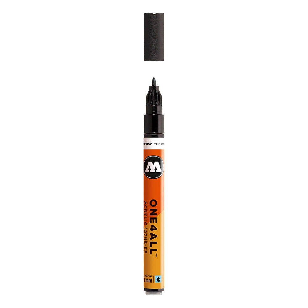 Molotow - Markers - One4All - 127HS-EF - #180 Signal Black 1mm