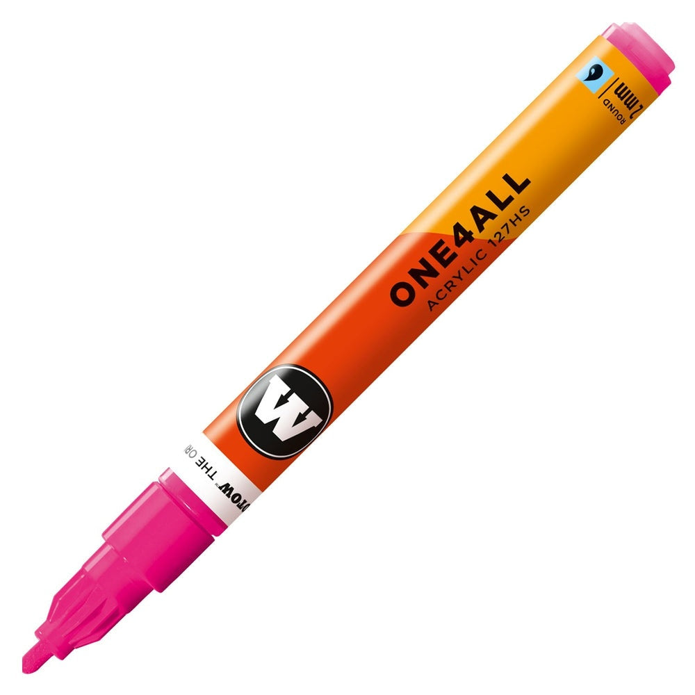 Molotow - Markers - One4All - 127HS-EF - #217 Neon Pink Fluorescent 2mm