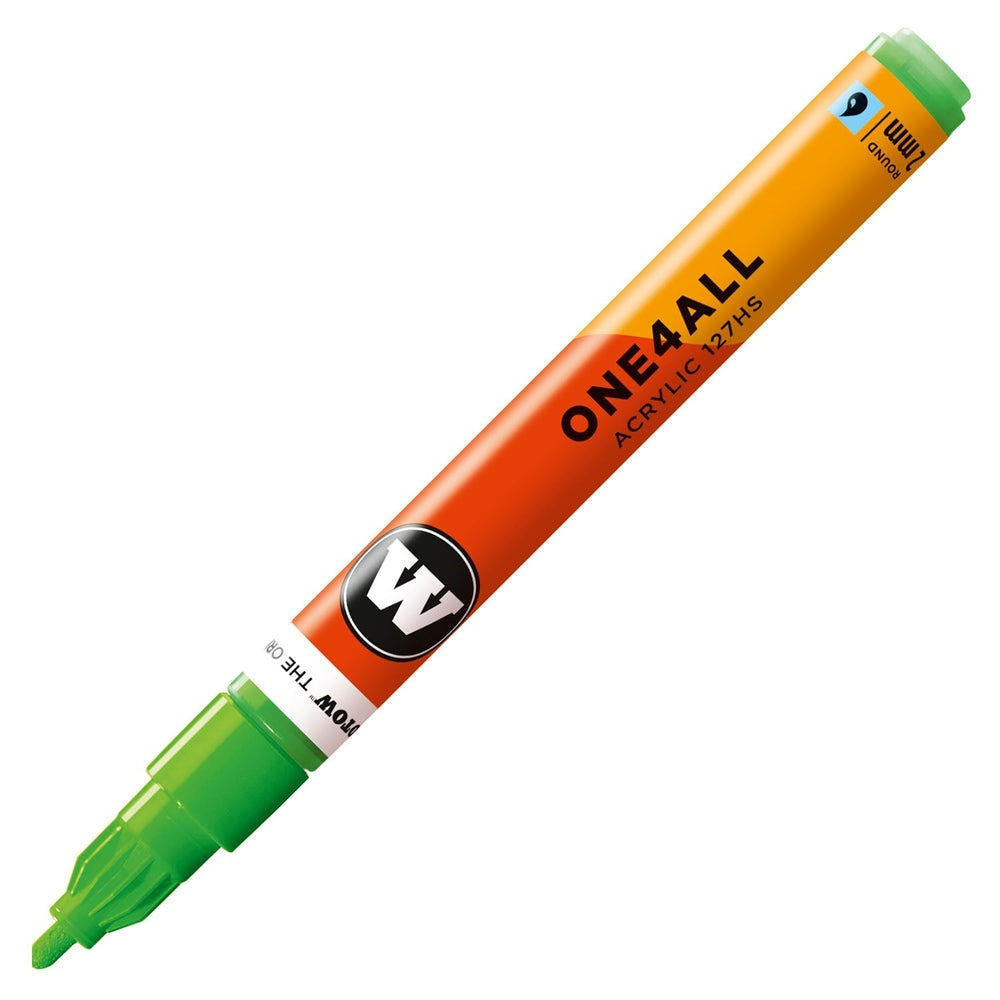 Molotow - Markers - One4All - 127HS-EF - #219 Neon Green Fluorescent 2mm