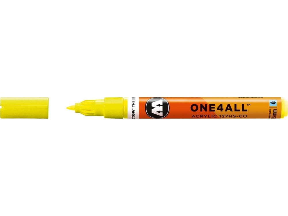 Molotow - Markers - One4All - 127HS-CO - #220 Neon Yellow Fluorescent 1.5mm