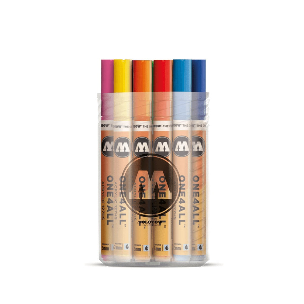 Molotow - Markers - One4All - 127HS - 20Pcs Acrylic Markers 2mm Set 1