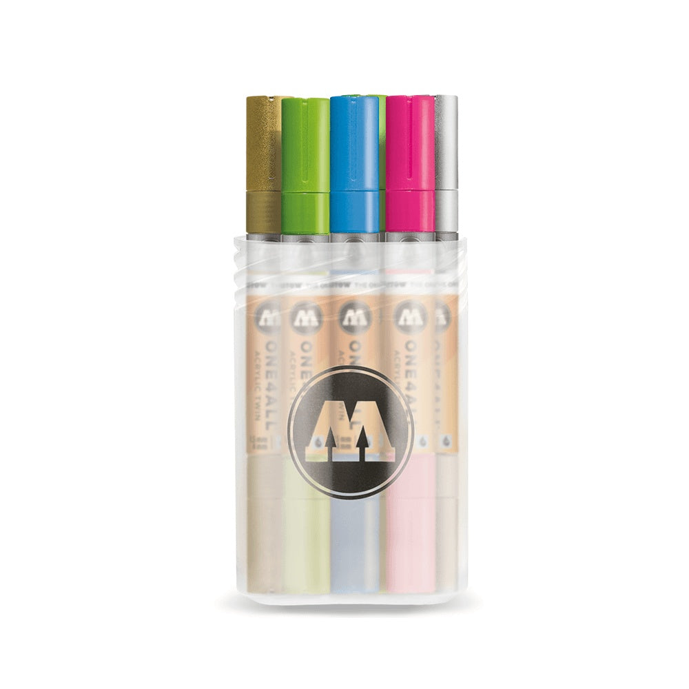 Molotow - Markers - One4All - Twin - Main 2 12 Pc 1.5 and 4mm Set
