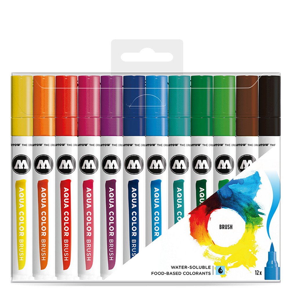Molotow - Markers - Aqua - Color - Brush Basic Set 1