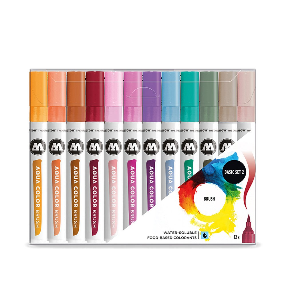 Molotow - Markers - Aqua - Color - Brush - Basic Set 2