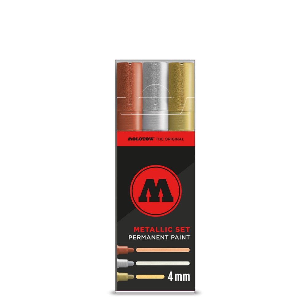 Molotow - Markers - Permanent Paint Marker Set 4mm