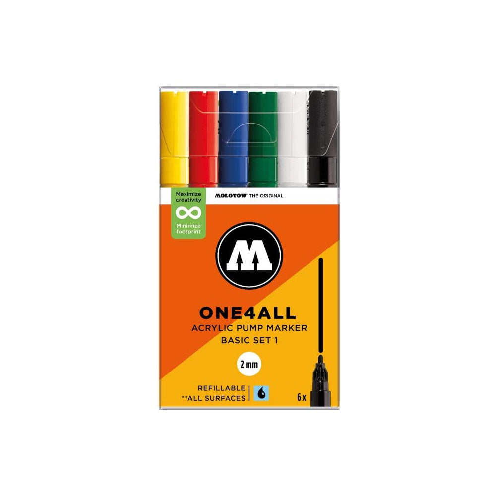 Molotow - Markers - One4All - 127HS - Basic Set 1