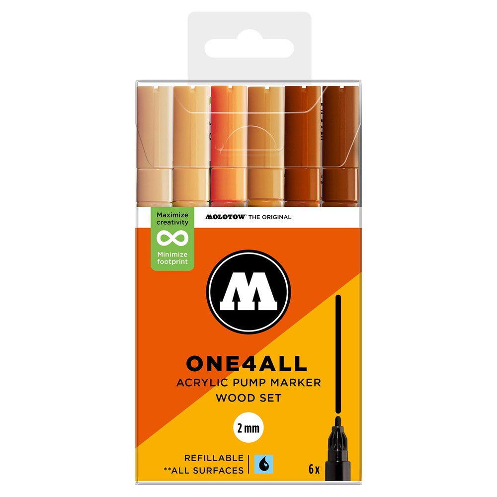Molotow - Markers - One4All - 127HS - Wood Set