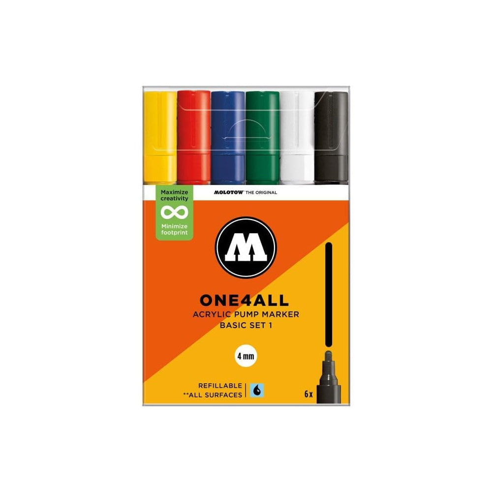 Molotow - Markers - One4All - 227HS - Basic Set 1