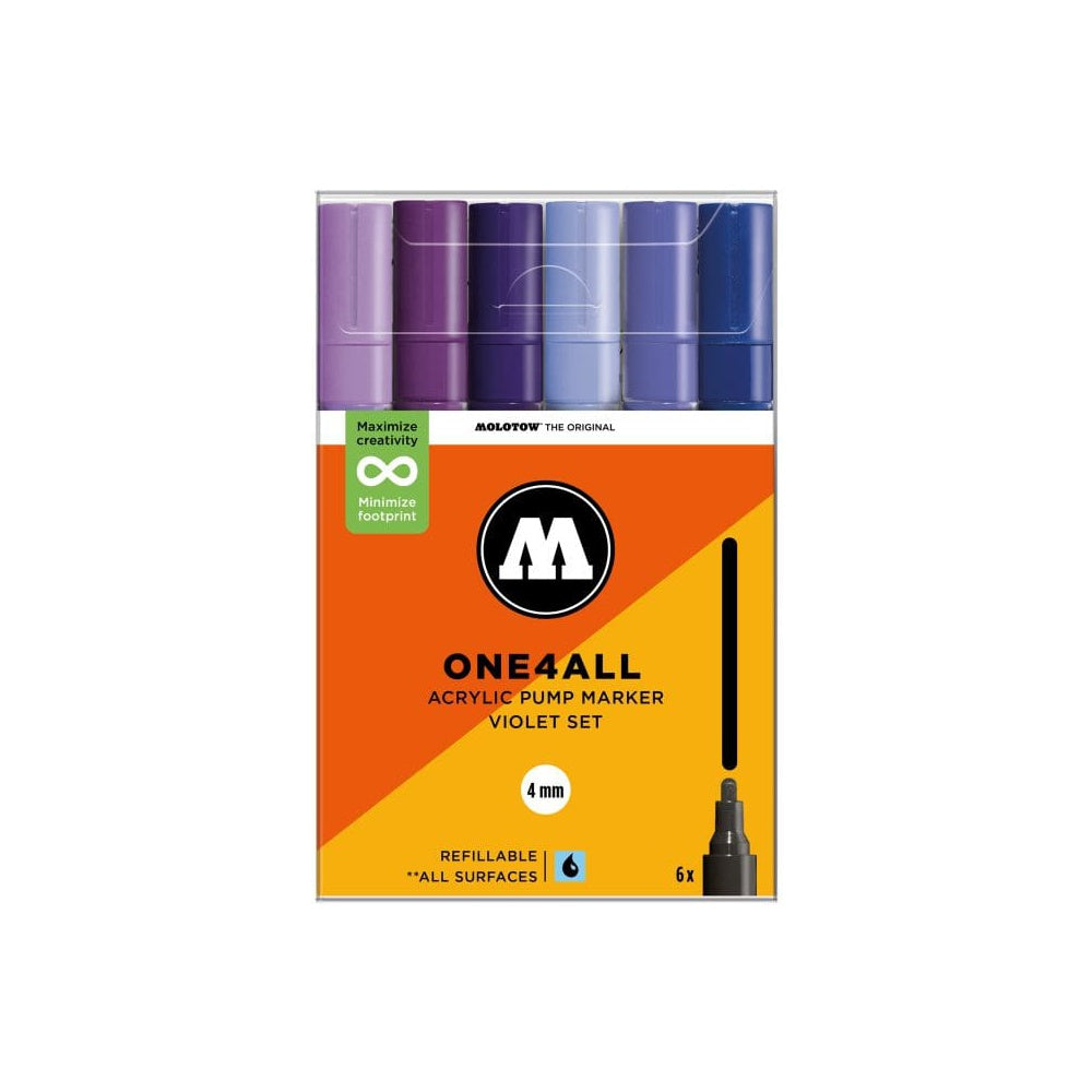 Molotow - Markers - One4All - 227HS - Violet Set