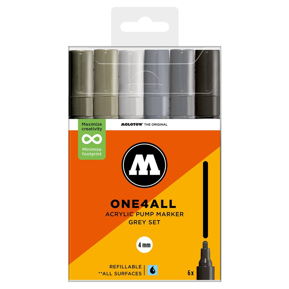 Molotow - Markers - One4All - 227HS - Grey Set
