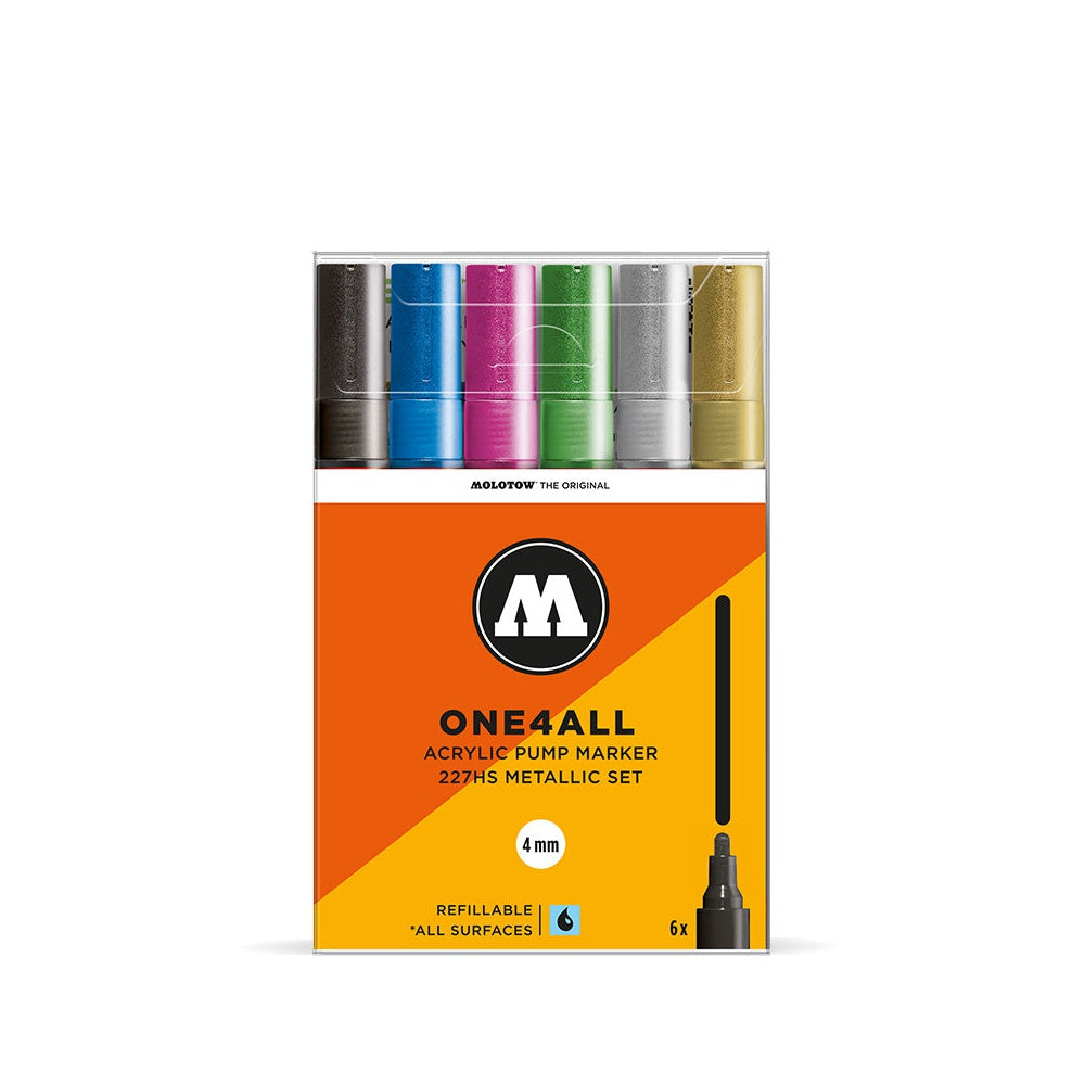 Molotow - Markers - One4All - 227HS - Metallic Set