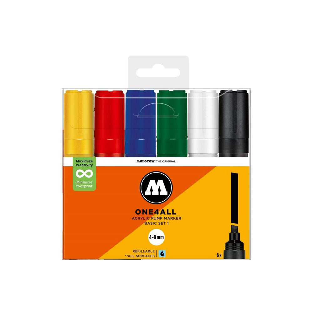 Molotow - Markers - One4All - 327HS - Basic Set 1