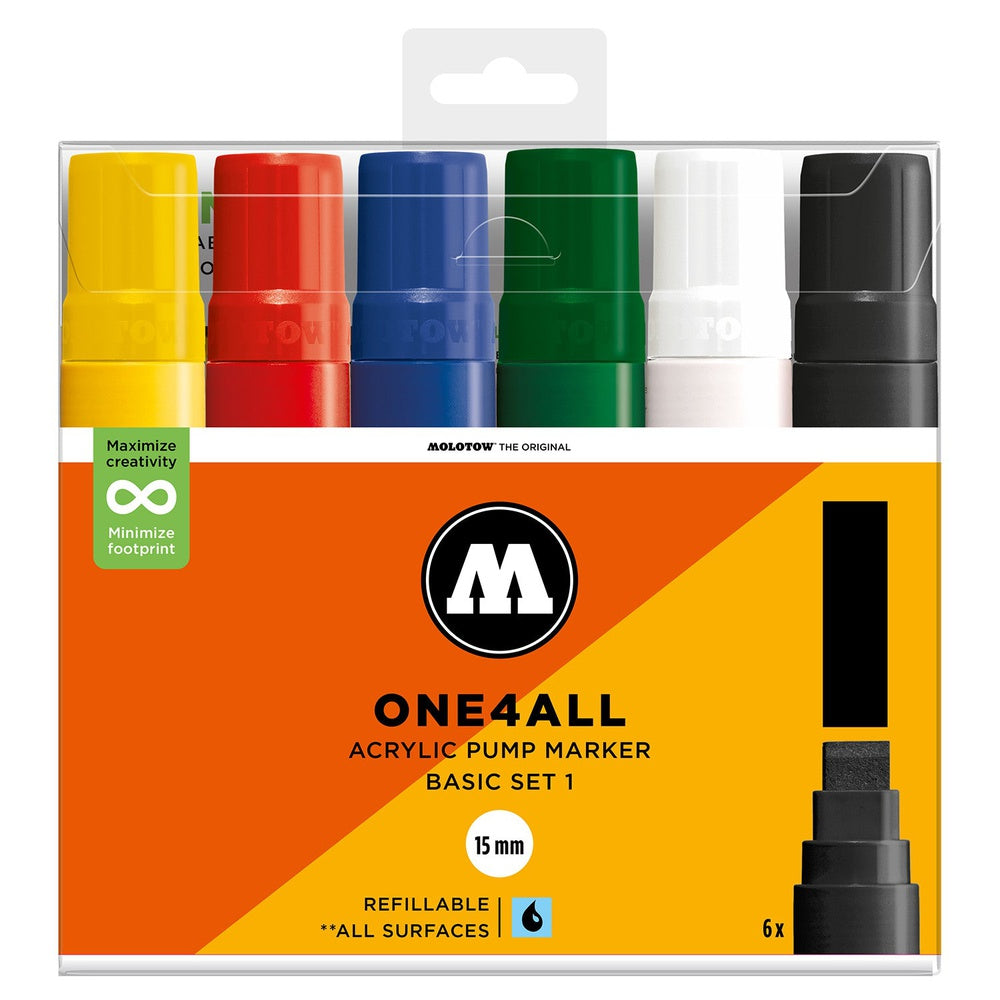 Molotow - Markers - One4All - 627HS - Basic Set 1