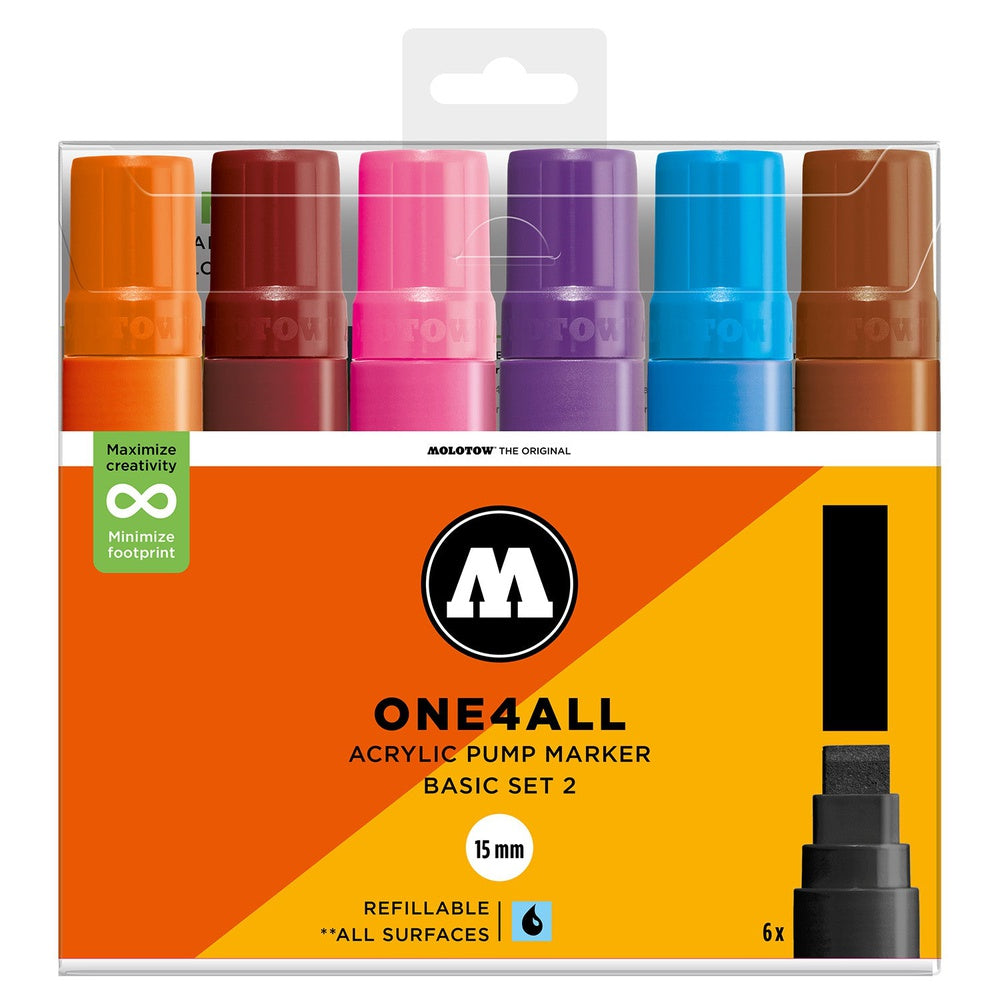 Molotow - Markers - One4All - 627HS - Basic Set 2