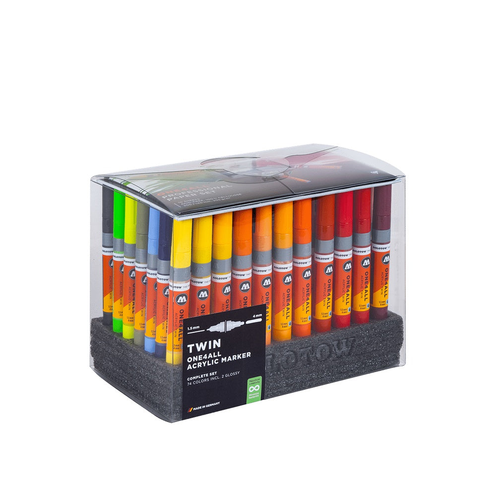 Molotow - Markers - One4All - Twin - Complete Set 74 Colors