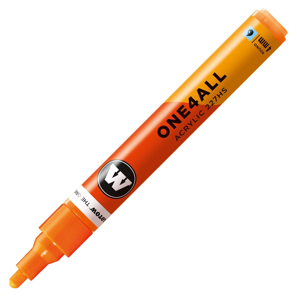Molotow - Markers - One4All - 227HS - #218 Neon Orange Fluorescent 4mm