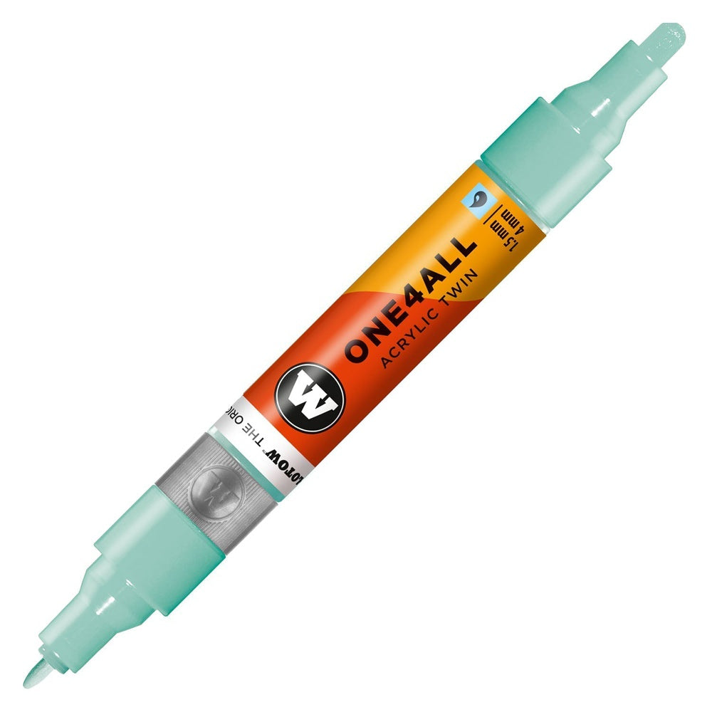 Molotow - Markers - One4All - Twin - #020 Lago Blue Pastel 1.5 and 4mm