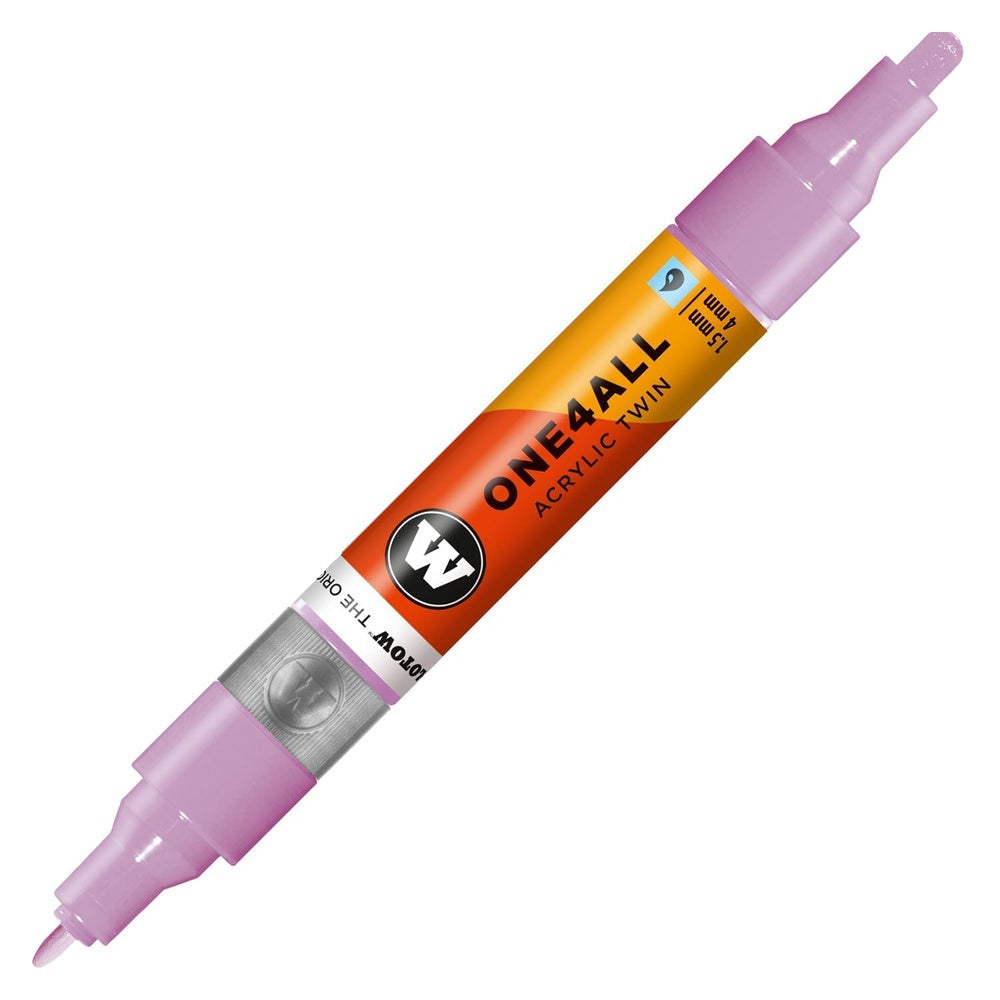 Molotow - Markers - One4All - Twin - #201 Lilac Pastel 1.5 and 4mm