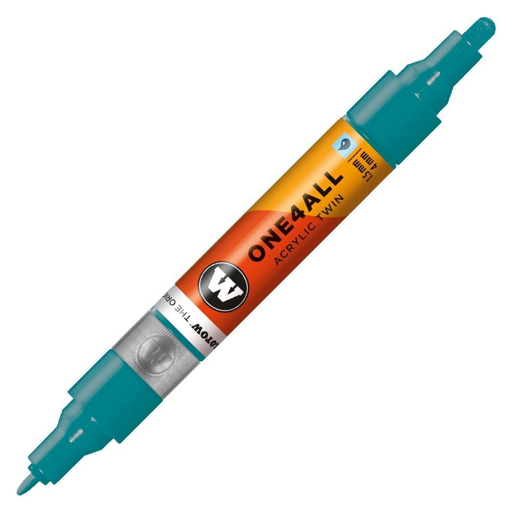Molotow - Markers - One4All - Twin - #255 Aqua 1.5 and 4mm