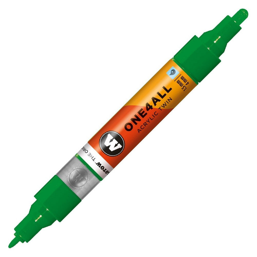 Molotow - Markers - One4All - Twin - #256 Clover Green 1.5 and 4mm