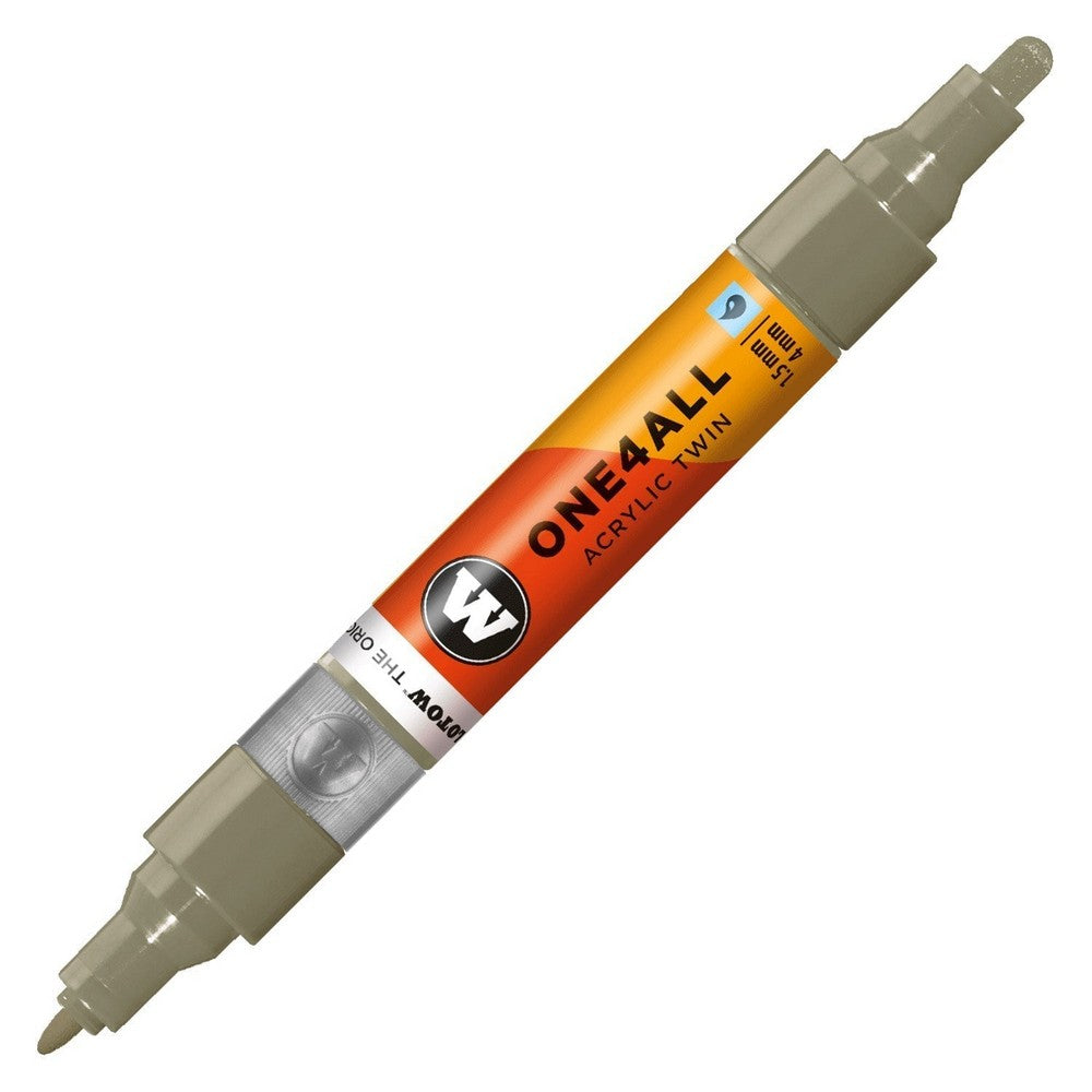 Molotow - Markers - One4All - Twin - #261 Stone Grey Middle 1.5 and 4mm