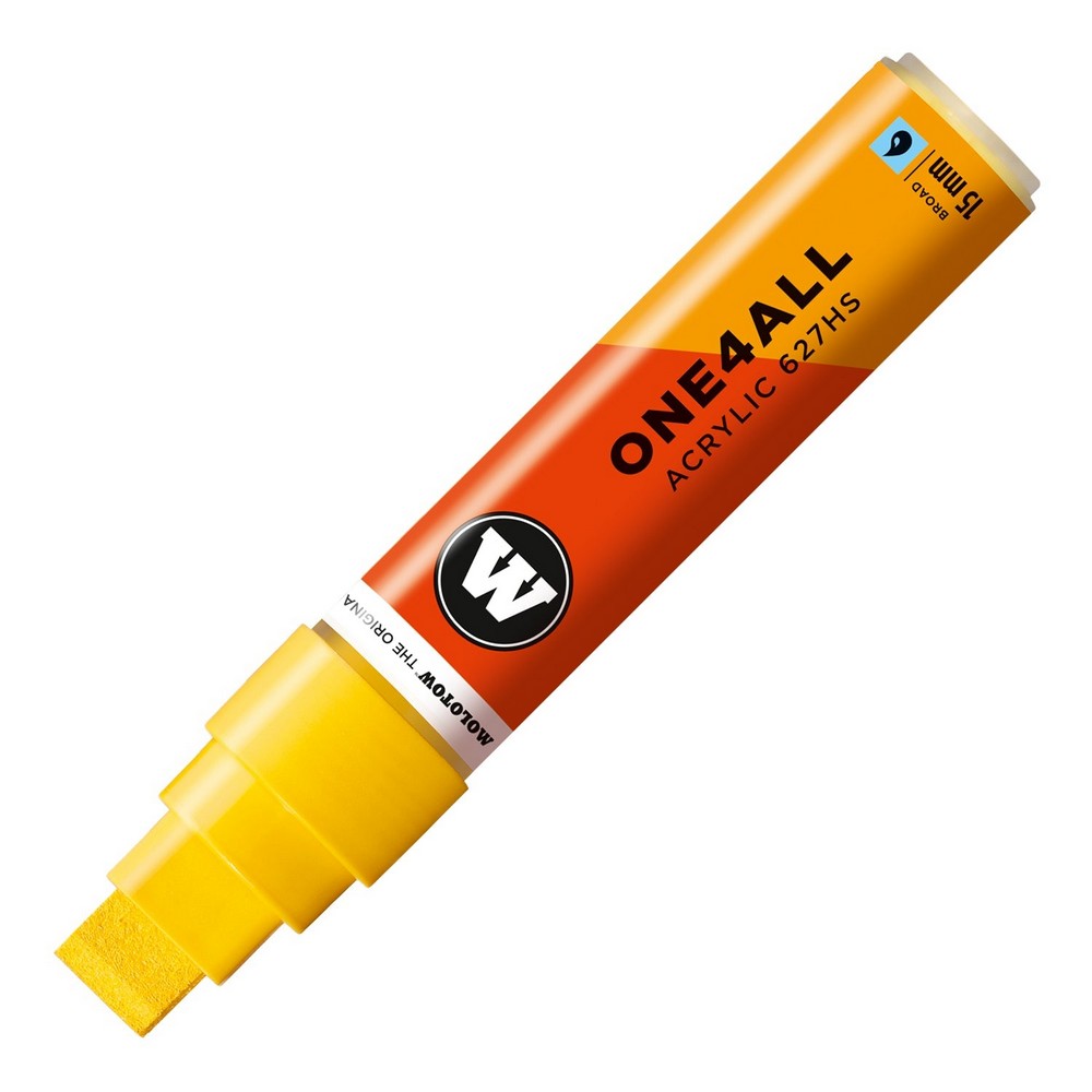 Molotow - Markers - One4All - 627HS - #006 Zinc Yellow 15mm