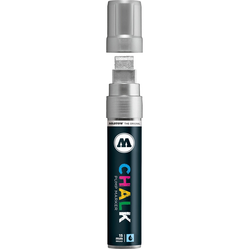 Molotow - Markers - Chalk - #001 Metallic Silver 15mm