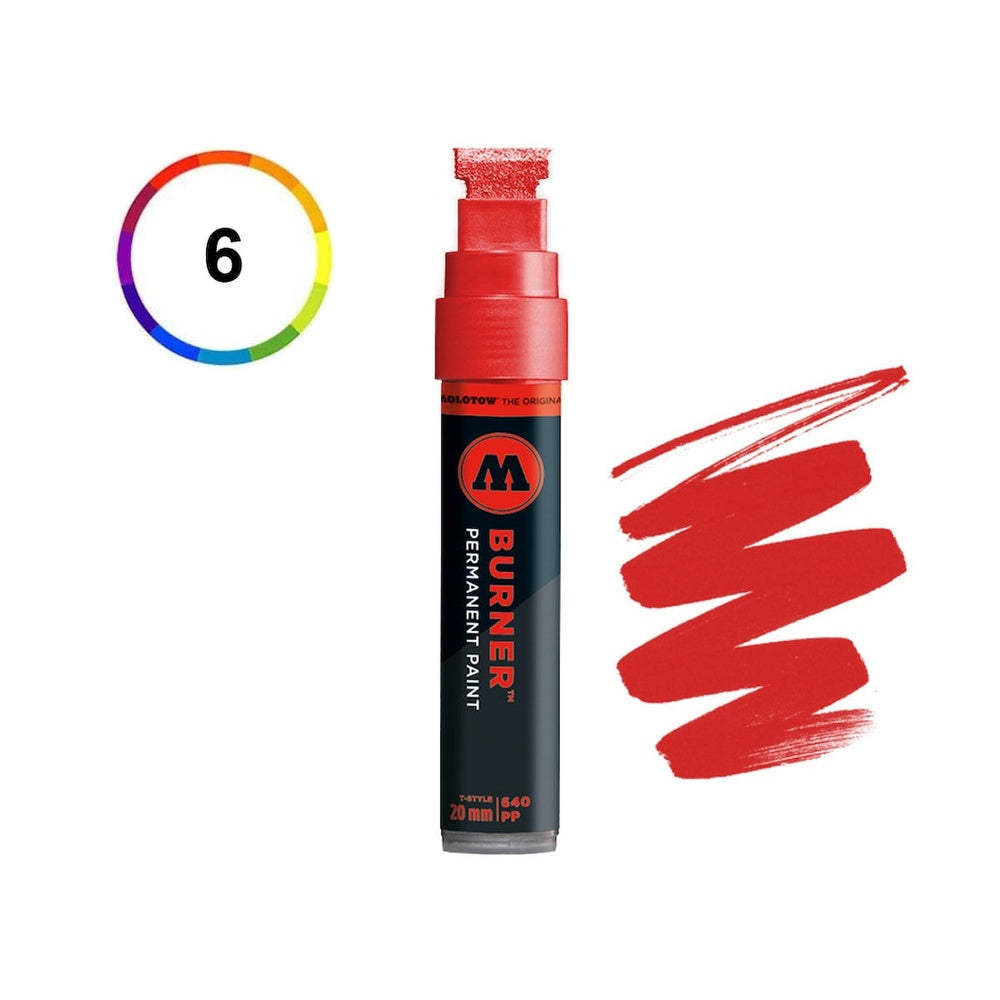 Molotow - Markers - Burner - 640PP - Burner Red
