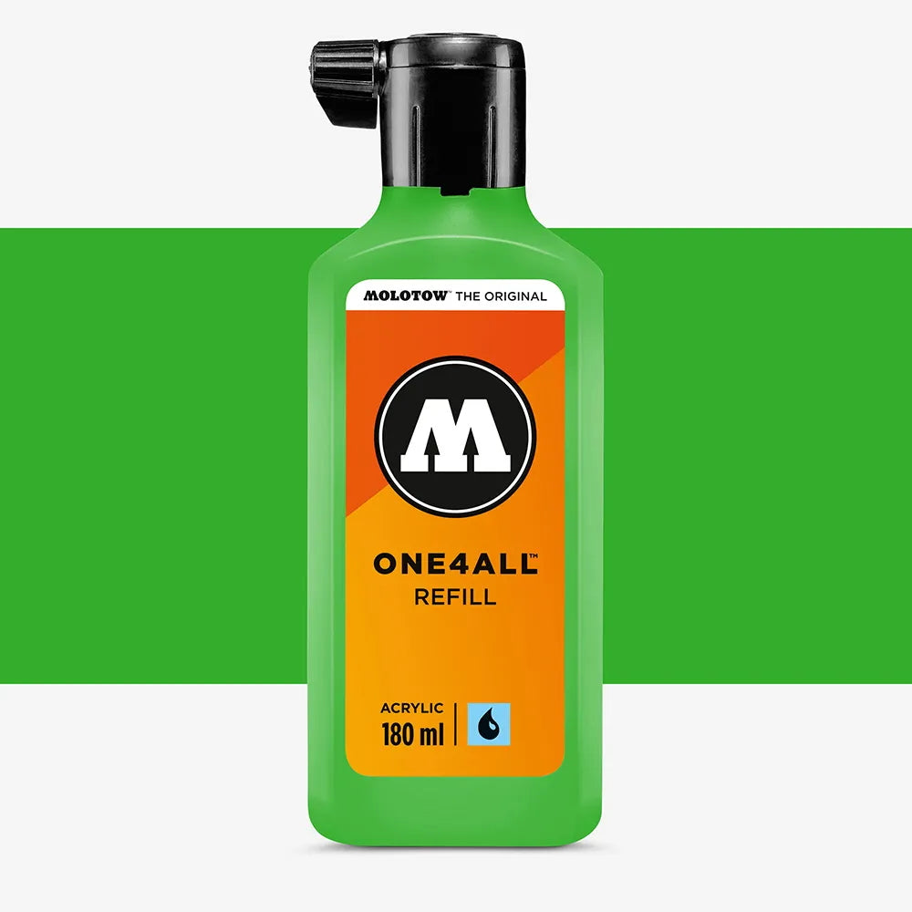 Molotow - Markers - One4All - Refill - #219 Neon Green Fluorescent 180ml