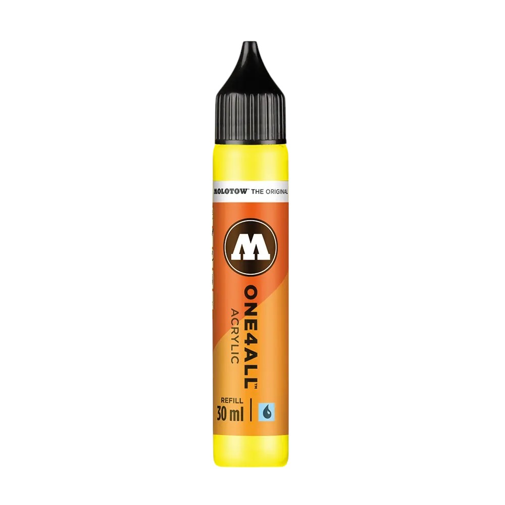 Molotow - Markers - One4All - Refill - #220 Neon Yellow Fluorescent 30ml