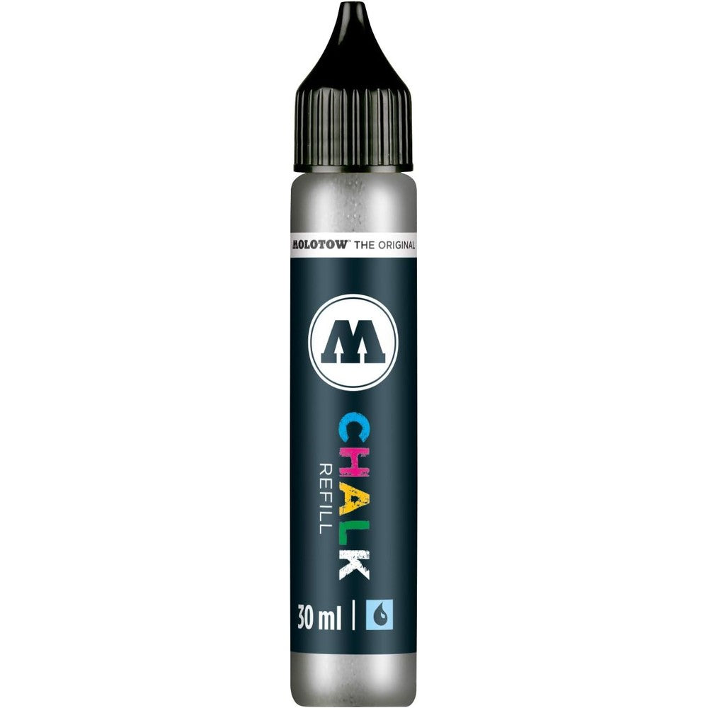 Molotow - Equipment - Refill Chalk 30ml #001 Metallic Silver