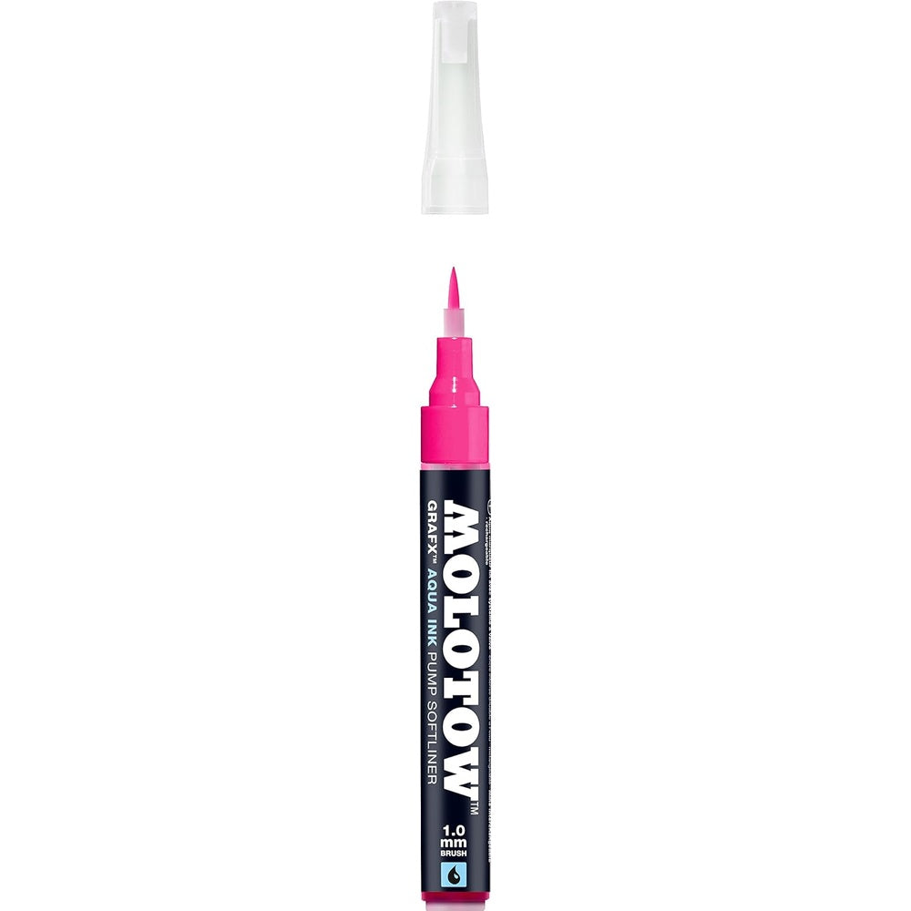 Molotow - Markers - Aqua - Pump - Softliner - #008 Pink 1mm