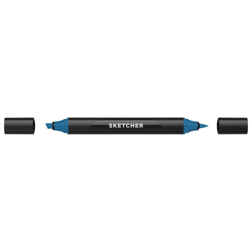 Molotow - Markers - Sketcher - Brush and Chisel - Jeans Blue