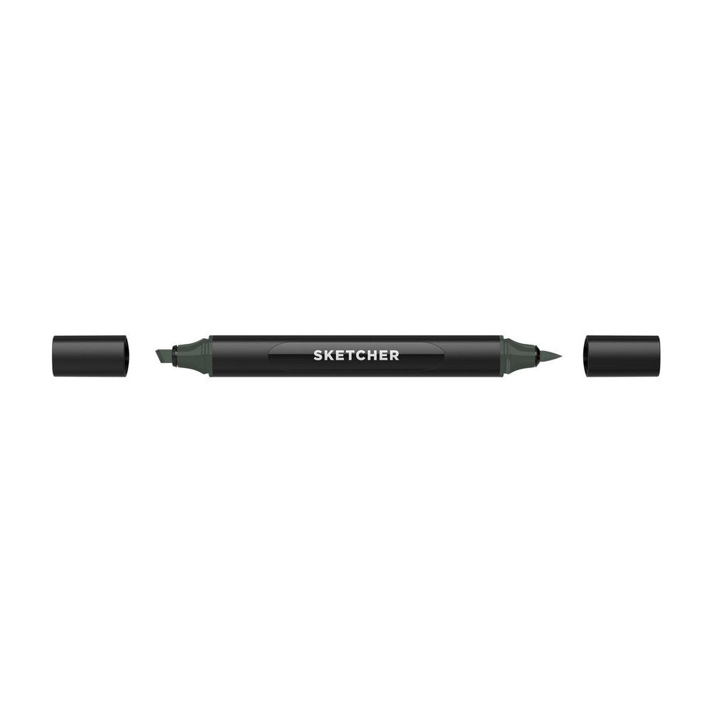 Molotow - Markers - Sketcher - Brush and Chisel - Green Grey 5