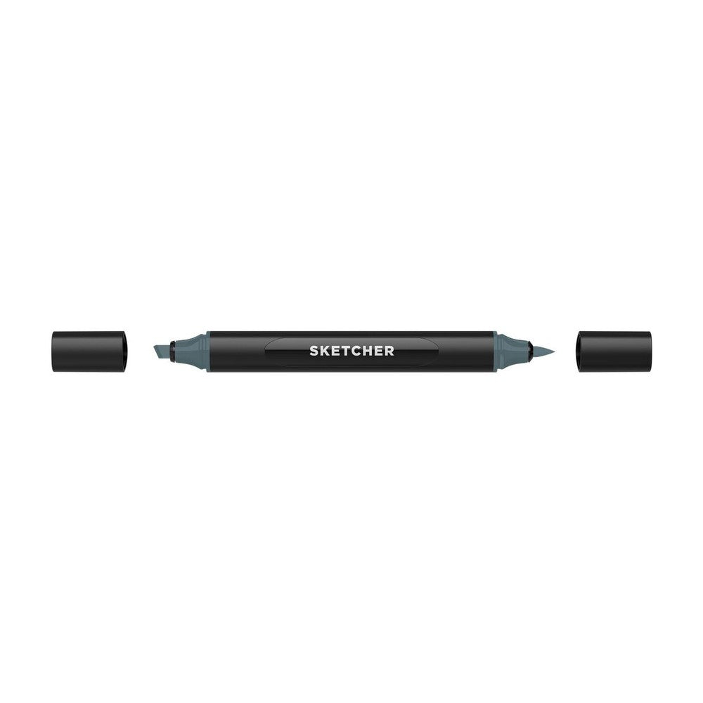 Molotow - Markers - Sketcher - Brush and Chisel - Cool Grey 5