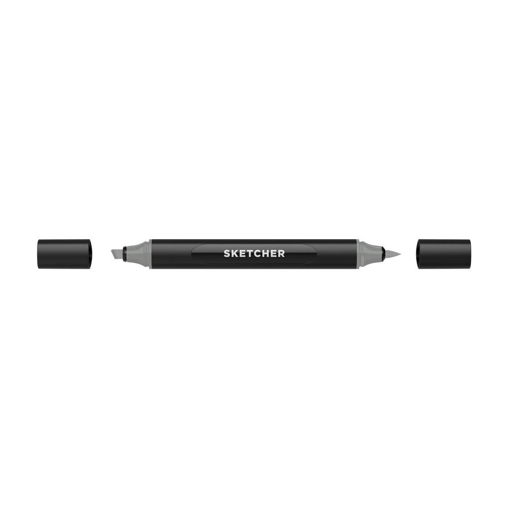 Molotow - Markers - Sketcher - Brush and Chisel - Neutral Grey 3