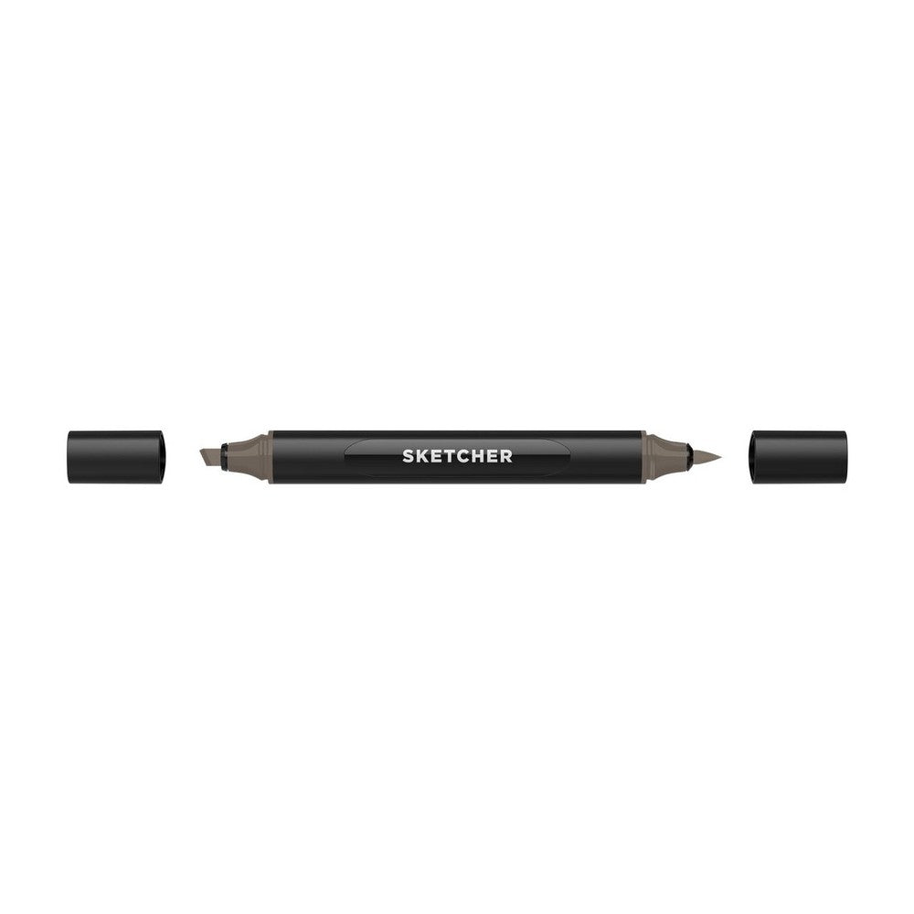 Molotow - Markers - Sketcher - Brush and Chisel - Warm Grey 4