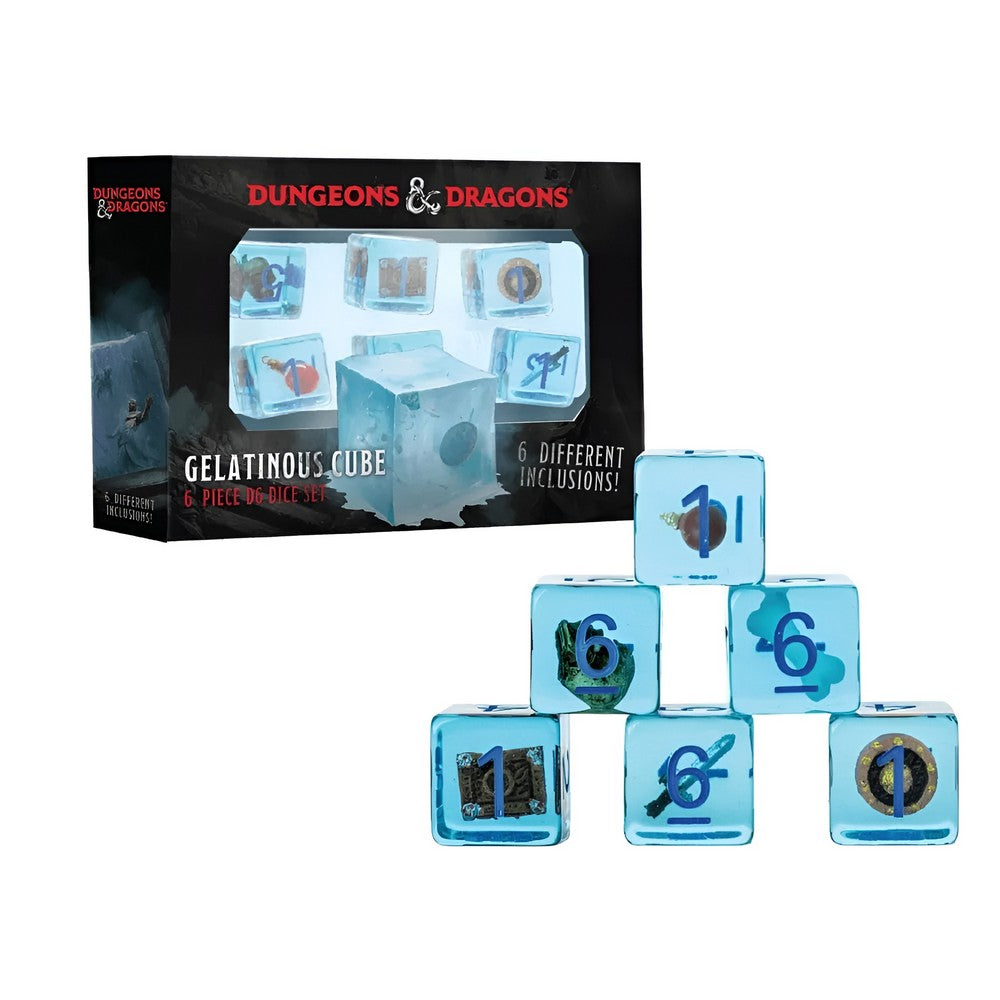 Fanroll: D&DGelatinousCube 6-Pack (6d6)