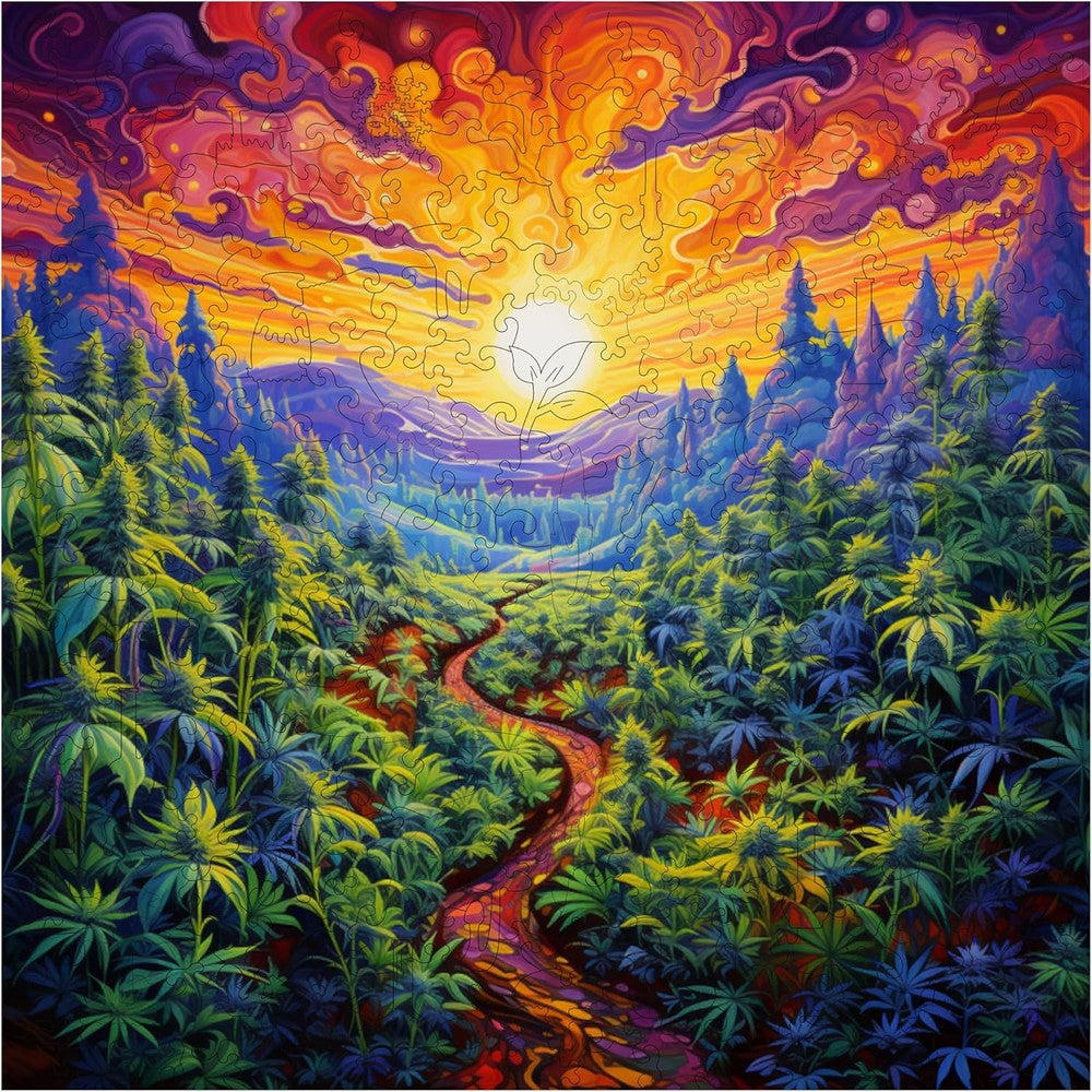 Puzzle - Trippy Puzzles - 300 Pce Wood Jigsaw Kaleidokush