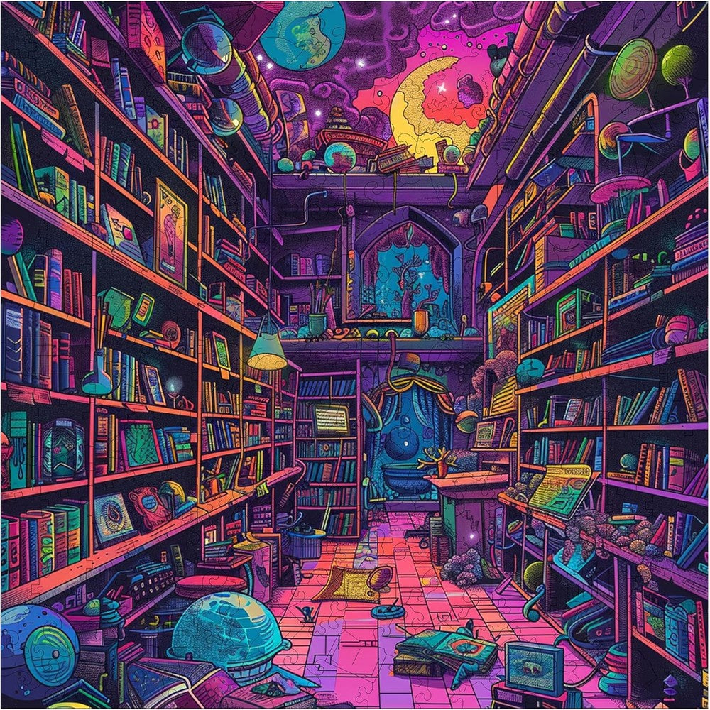 Puzzle - Trippy Puzzles - 300 Pce Wood Jigsaw Chaos Chronicles