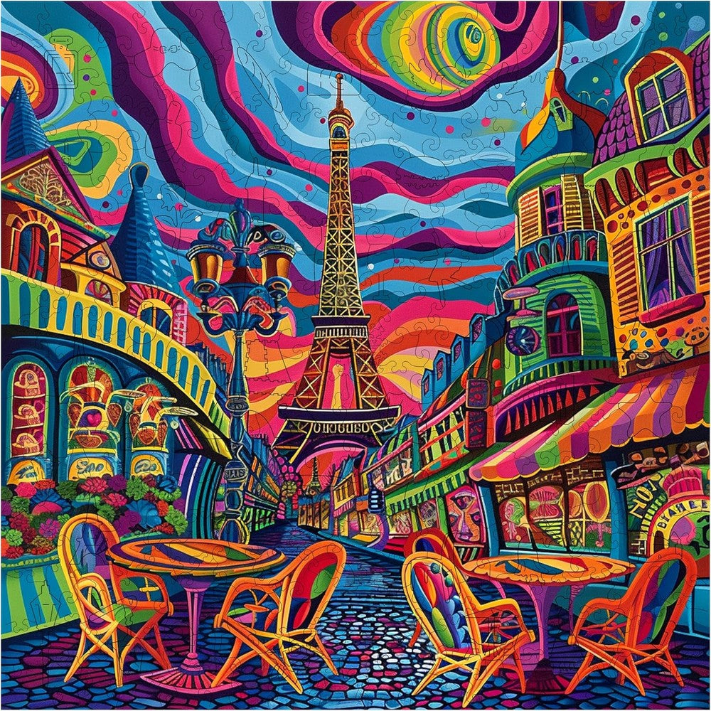Puzzle - Trippy Puzzles - 300 Pce Wood Jigsawparisian Prism