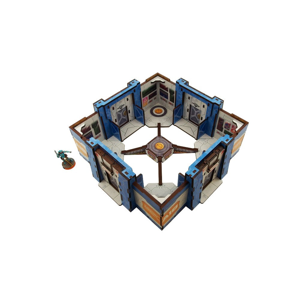 Micro Art Studio - Infinity Scenery - District 5 Objective Room Mark 3 PREPAINTED (blue)