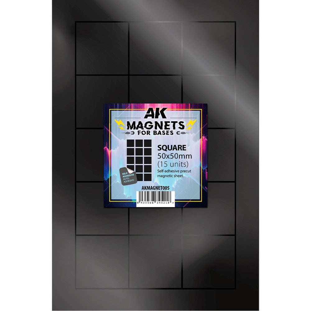 AK Interactive - Magnets - Square 50 X 50 - 15 units